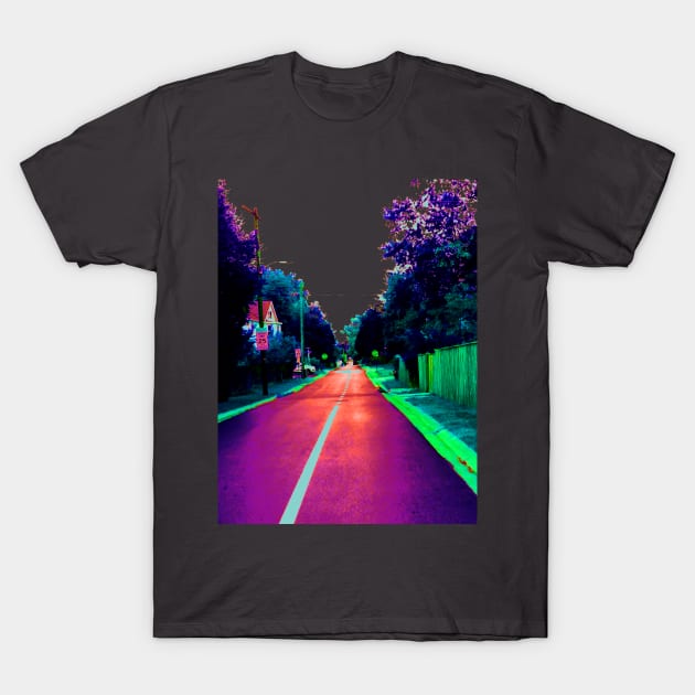 Neon Neighborhood T-Shirt by Melanartist